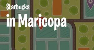 Starbucks in Maricopa, Arizona: map of Starbucks coffeehouses locations as of 2025.