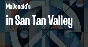 McDonald's in San Tan Valley, Arizona: map of McDonald's restaurants locations as of 2025.