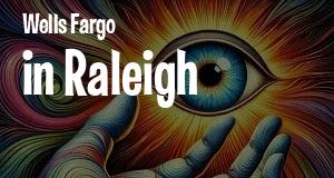 Wells Fargo in Raleigh, North Carolina: map of Walmart branches and ATMs locations as of 2025.