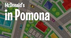 McDonald's in Pomona, California: map of McDonald's restaurants locations as of 2025.