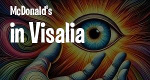 McDonald's in Visalia, California: map of McDonald's restaurants locations as of 2025.