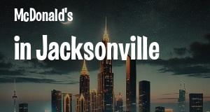 McDonald's in Jacksonville, Florida: map of McDonald's restaurants locations as of 2025.