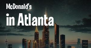 McDonald's in Atlanta, Georgia: map of McDonald's restaurants locations as of 2025.