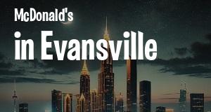 McDonald's in Evansville, Indiana: map of McDonald's restaurants locations as of 2025.