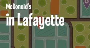 McDonald's in Lafayette, Louisiana: map of McDonald's restaurants locations as of 2025.
