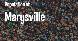 Population of Marysville, WA