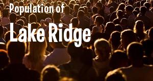 Population of Lake Ridge, VA