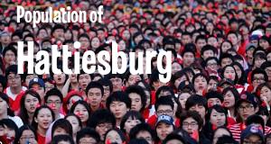 Population of Hattiesburg, MS