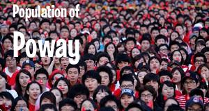 Population of Poway, CA