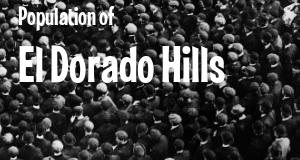 Population of El Dorado Hills, CA