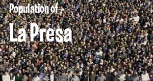 Population of La Presa, CA