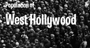Population of West Hollywood, CA
