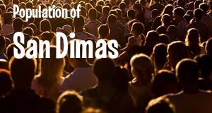 Population of San Dimas, CA