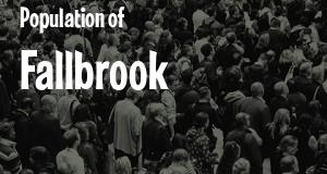 Population of Fallbrook, CA
