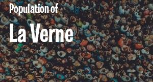 Population of La Verne, CA