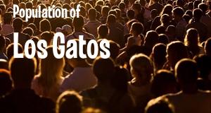 Population of Los Gatos, CA