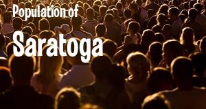 Population of Saratoga, CA