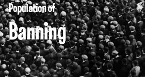 Population of Banning, CA