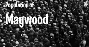 Population of Maywood, CA
