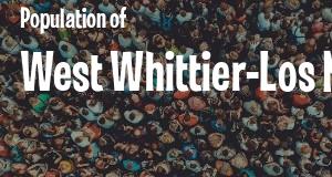 Population of West Whittier-Los Nietos, CA