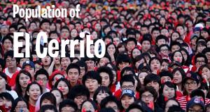 Population of El Cerrito, CA