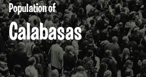 Population of Calabasas, CA