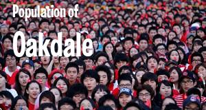 Population of Oakdale, CA
