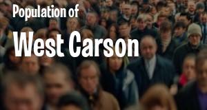 Population of West Carson, CA