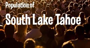 Population of South Lake Tahoe, CA