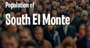 Population of South El Monte, CA