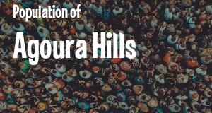 Population of Agoura Hills, CA