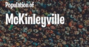 Population of McKinleyville, CA