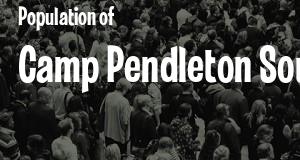 Population of Camp Pendleton South, CA