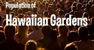 Population of Hawaiian Gardens, CA