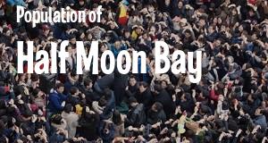 Population of Half Moon Bay, CA