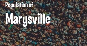 Population of Marysville, CA