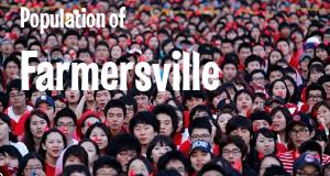 Population of Farmersville, CA