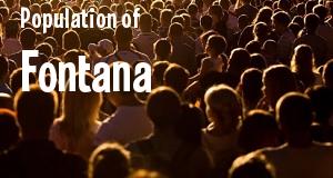 Population of Fontana, CA