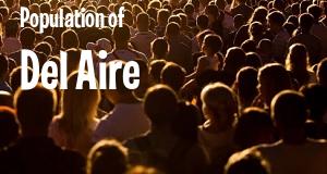 Population of Del Aire, CA