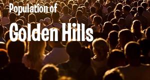 Population of Golden Hills, CA