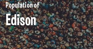 Population of Edison, NJ