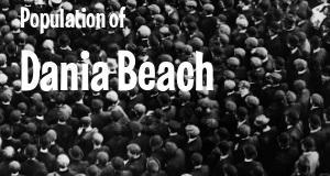 Population of Dania Beach, FL
