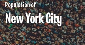 Population of New York City, NY