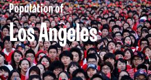 Population of Los Angeles, CA