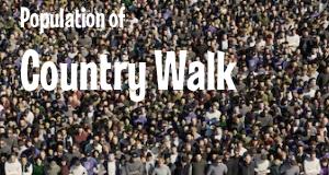 Population of Country Walk, FL