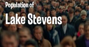 Population of Lake Stevens, WA