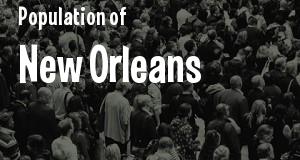 Population of New Orleans, LA