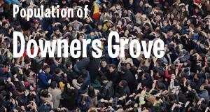 Population of Downers Grove, IL