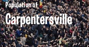 Population of Carpentersville, IL