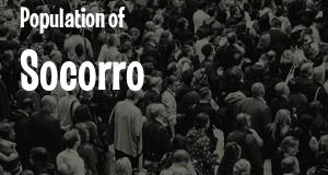 Population of Socorro, TX